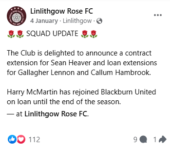 Facebook Post Caption